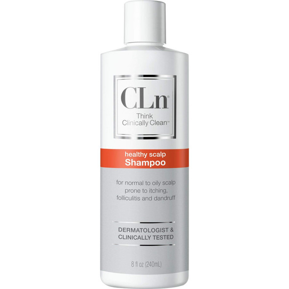 CLn® Shampoo for Scalp Prone to Folliculitis, Dermatitis, Dandruff, Itchy and Flaky Scalp (8 oz)