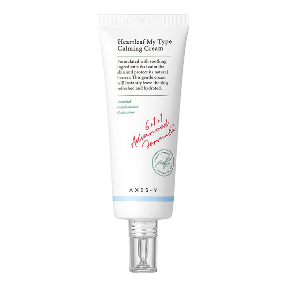 AXIS-Y Heartleaf My Type Calming Cream 60 ml / 2.02 fl. oz | Hydrating Gel Moisturizer | Sensitive Skin, Centella Asiatica, Dry Skin, Korean Skincare