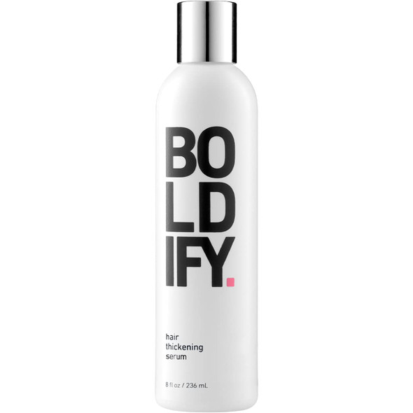 Boldify Hair Thickening Serum - Best Hair Thickening Products for Women & Men, Instant Hair Thickener - Natural 3-in-1 Hair Volumizer for Fine Hair, Conditioner, & Plumping Blow Dryer Treatment - 8oz