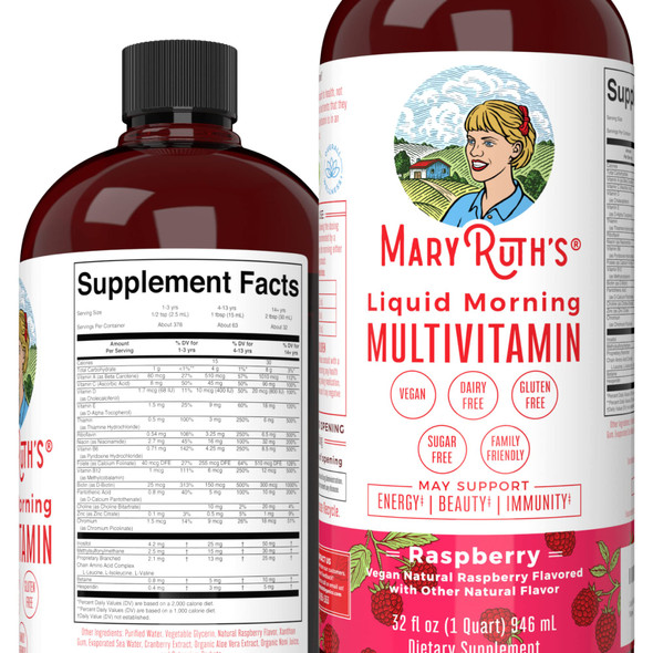 Maryruth'S Multivitamin Multimineral For Women Men & Kids Liquid  32 Fl Oz