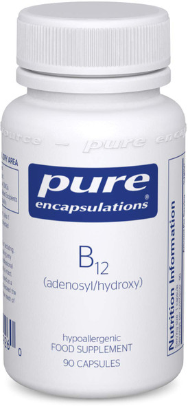 Pure Encapsulations - Adenosyl/Hydroxy B12 - Hypoallergenic Blend With Vitamin B12-90 Capsules