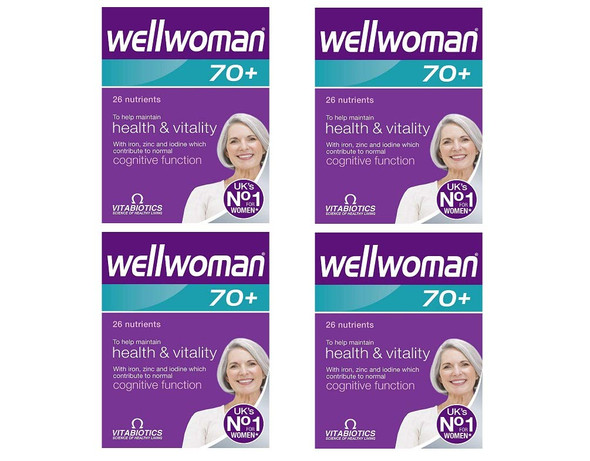 Vitabiotics | Wellwoman 70+ Tablets | 4 X 30S