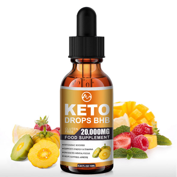 Ketone Appetite Suppressant Weight Loss Keto Drops 2 Oz.