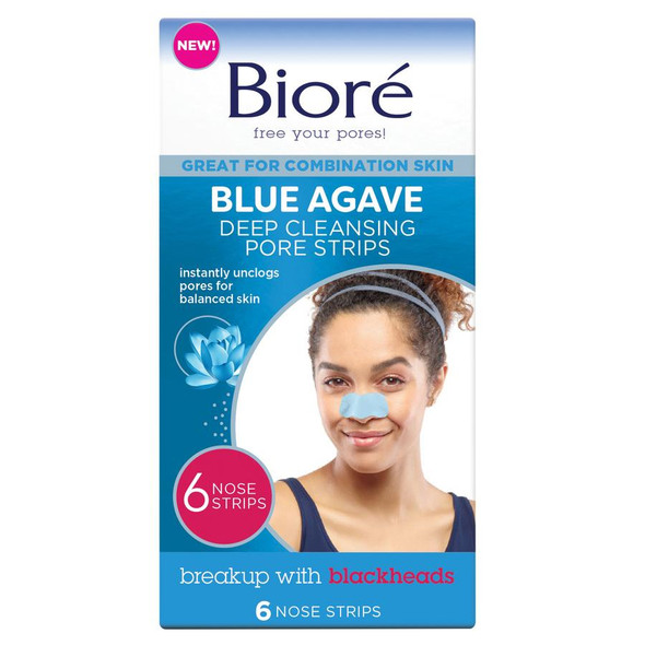 Biore BLUE AGAVE Deep Cleansing Pore Strips