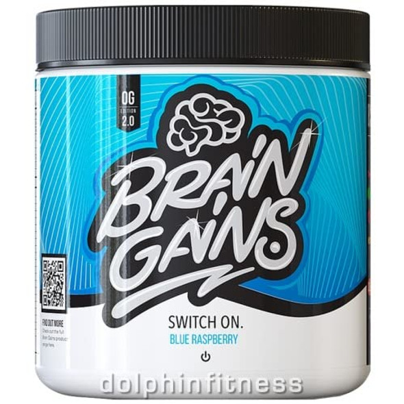 Brain Gains Switch On 2.0 Original Nootropic Brain Fuel 300g BrainBow (Special Edition)