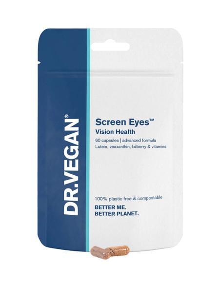 Dr Vegan Screen Eyes Vision Health 60 capsules Shelf Box of 5