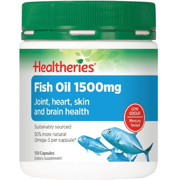 Healtheries Fish Oil 1500mg Capsules
