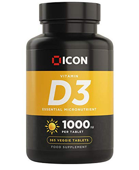 ICON Nutrition Vitamin D3 1000IU 365Tabs