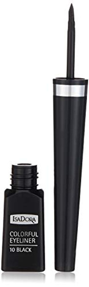 IsaDora Colorful Liquid Eyeliner 3.7ml - 10 Black