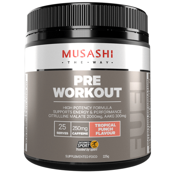 MUSASHI Pre Workout Powder 225g