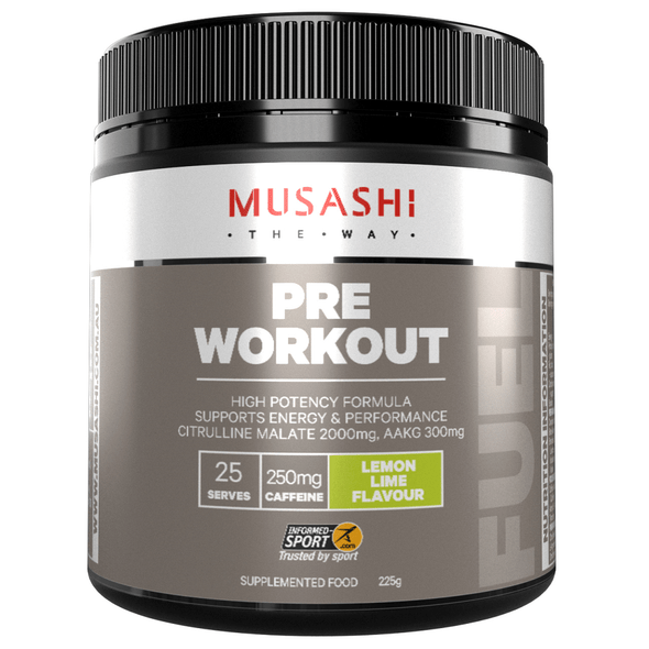 MUSASHI Pre Workout Powder 225g