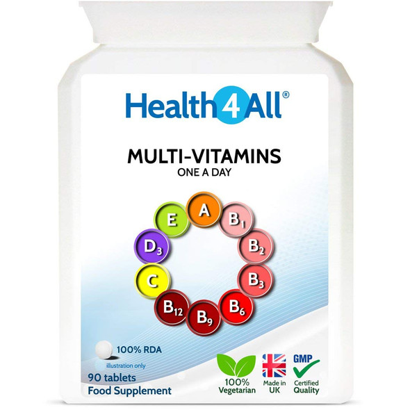 Health4All Multi Vitamins One A Day 90 Tablets