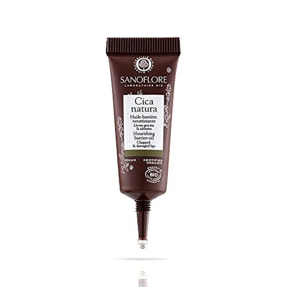 Sanoflore Cica Natura Nourishing Barrier-Oil for Chapped and Damgaged Lips 7.5ml