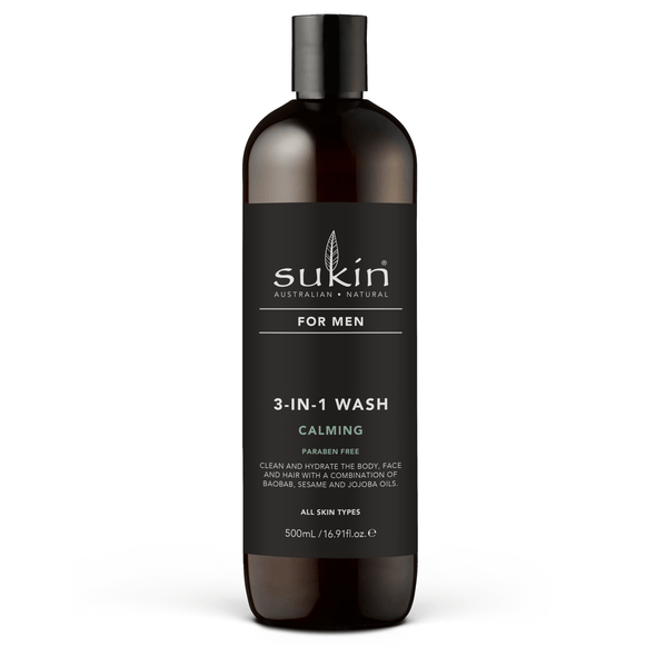 Sukin For Men 3-in-1 Wash 500mL - CALMING