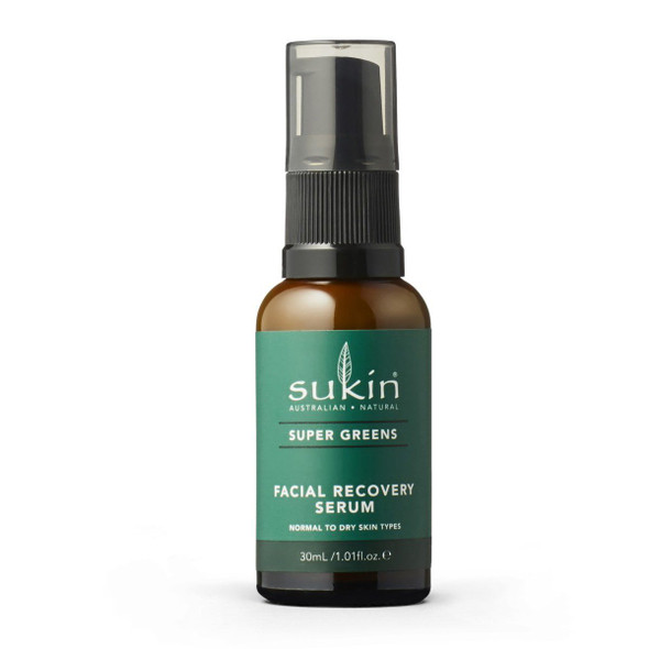 Sukin SUPER GREENS Facial Recovery Serum 30mL