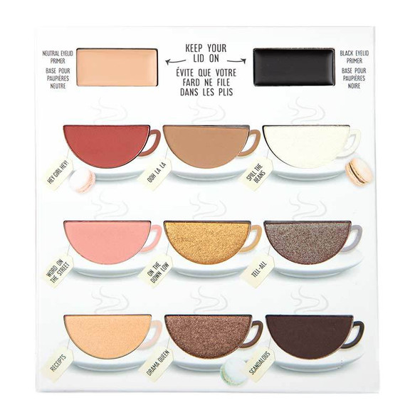 the Balm What's The Tea Hot Tea Eyeshadow Palette