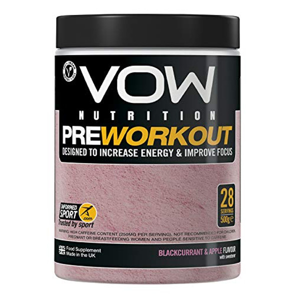 VOW Nutrition Vow Pre Workout (Blackcurrant & Apple)