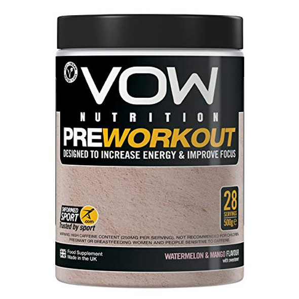 VOW Nutrition Vow Pre Workout (Watermelon & Mango)