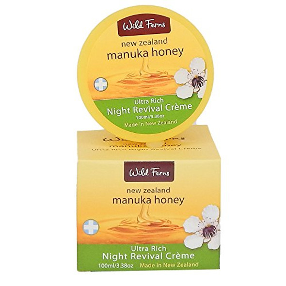 Wild Fern Manuka Honey Night Revival Cream 100ml