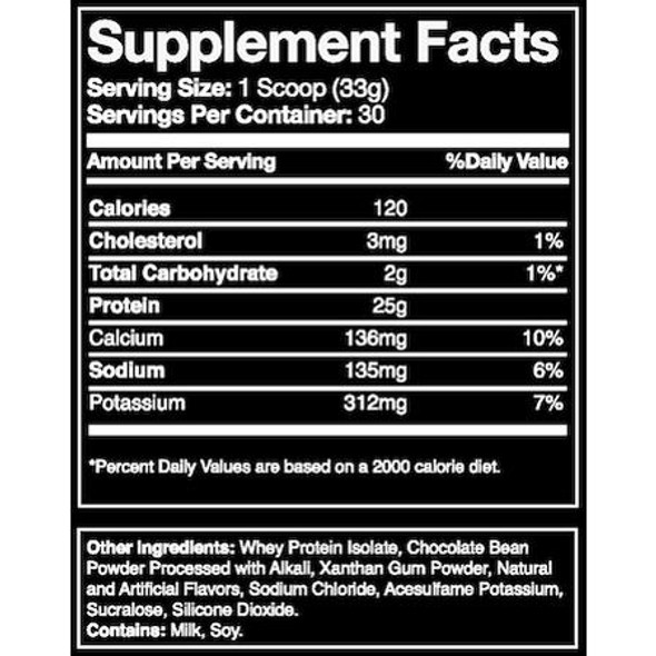 Blue Ribbon Nutrition ISO PRO 100% Whey Protein Isolate 30 Servings