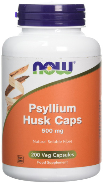 Now Foods Psyllium Husk Capsules, Pack Of 200