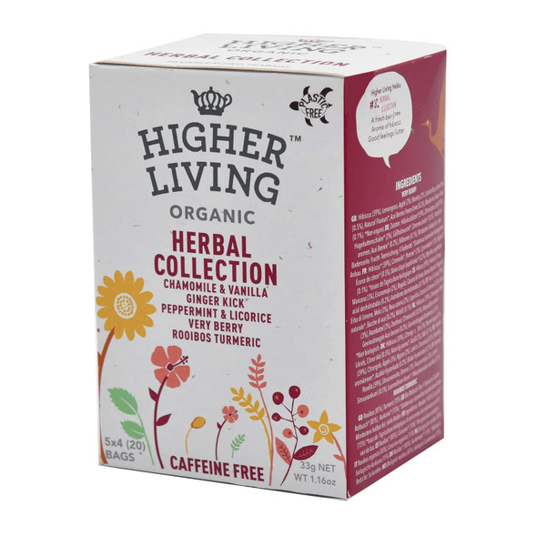 Higher Living Organic Herbal Collection 20 Tea Bags