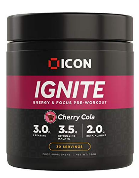 ICON Nutrition Ignite Pre-Workout 330g Cherry Cola