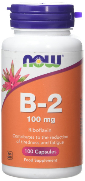 Now Foods B-2 Capsules, Pack of 100