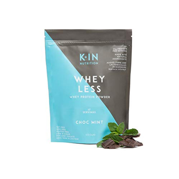 KIN Nutrition WHEY Less Whey Protein 500g Pouch (Choc Mint)