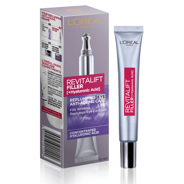 L'Oreal Paris Revitalift Filler + Hyaluronic Acid Eye Cream 15mL