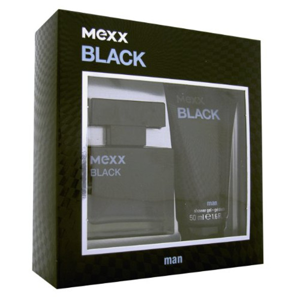 Mexx Black Man Gift Set 30ml EDT + 50ml Shower Gel