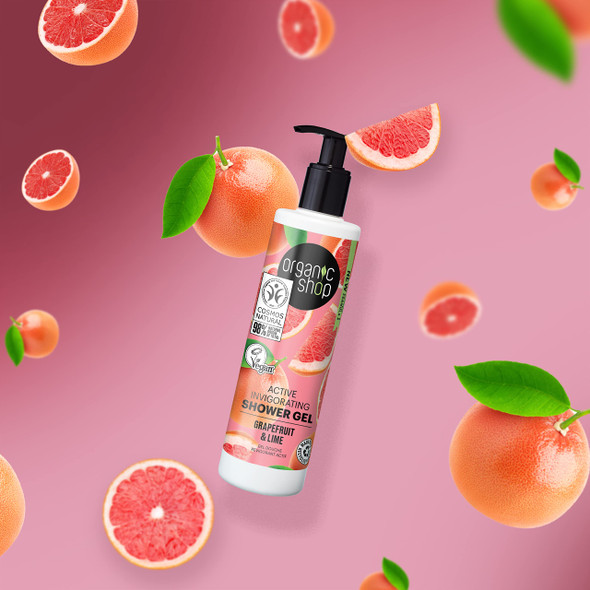 Organic Shop OS Active Invigorating Shower Gel Grapefruit & Lime