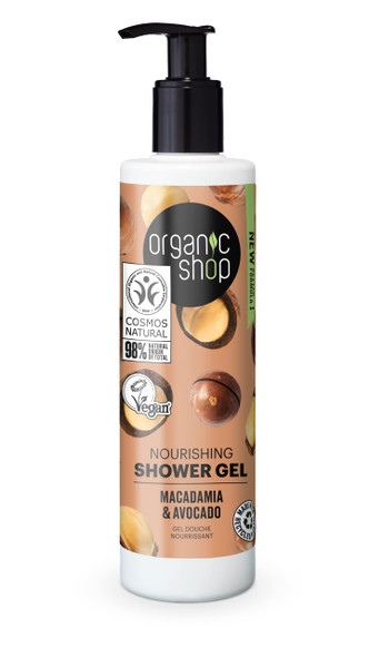 Organic Shop OS Nourishing Shower Gel Macadamia&Avocado
