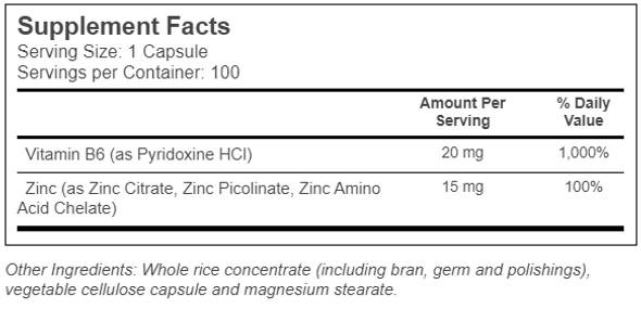 Solaray, Bio Zinc, 15 mg, 100 VegCaps