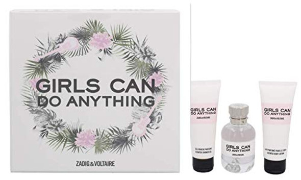 Zadig & Voltaire Girls Can Do Anything Gift Set 50ml EDP + 75ml Shower Gel + 75ml Body Lotion