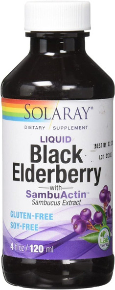 Solaray - Sambuactin Elderberry Liquid Extract, 4 Fluid Ounce