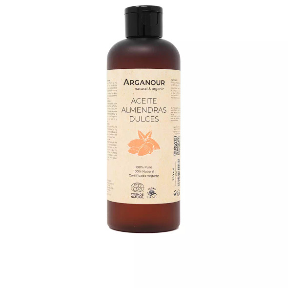 Arganour SWEET ALMOND OIL 100% pure Body moisturiser - Hair moisturizer treatment