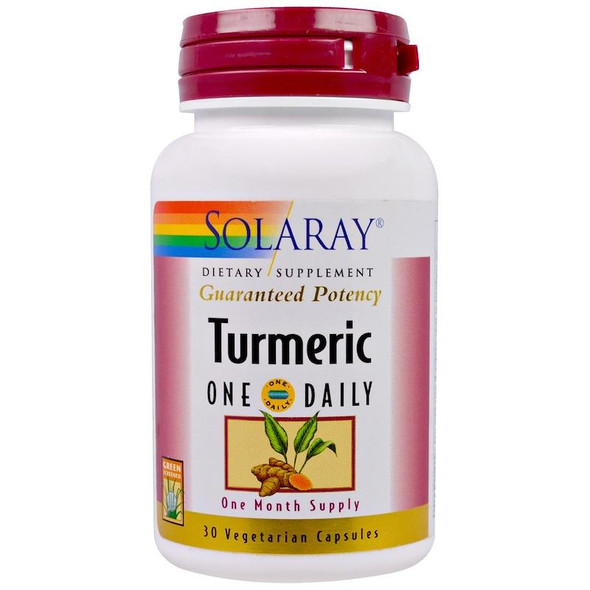 Solaray, Turmeric, 30 Vegetarian Caps