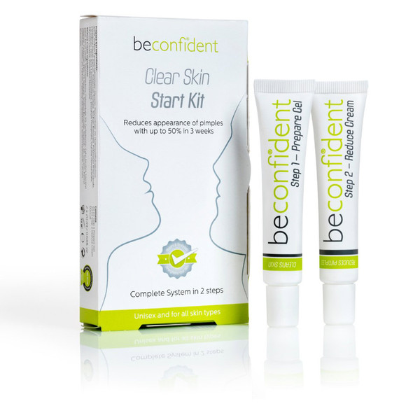 Beconfident CLEAR SKIN start kit Acne Treatment Cream & blackhead removal - Matifying Treatment Cream