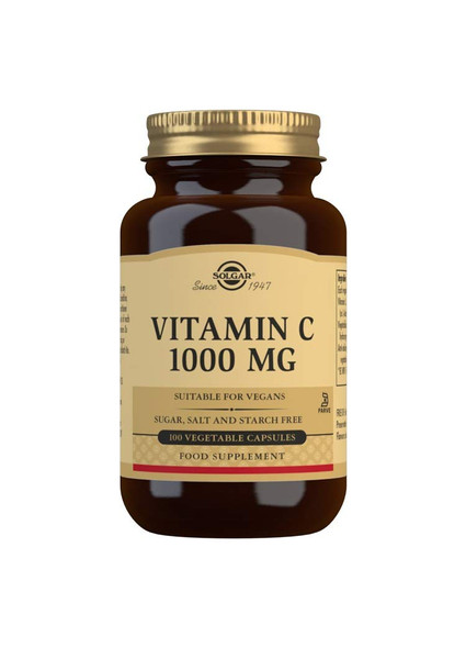 Solgar Vitamin C 1000 Mg Vegetable Capsules, Pack of 100
