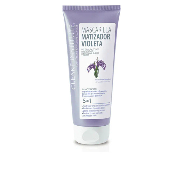 ClearE Institute MATIZADOR violeta mascarilla Shiny hair mask Hair mask