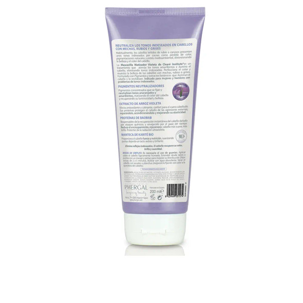 ClearE Institute MATIZADOR violeta mascarilla Shiny hair mask Hair mask