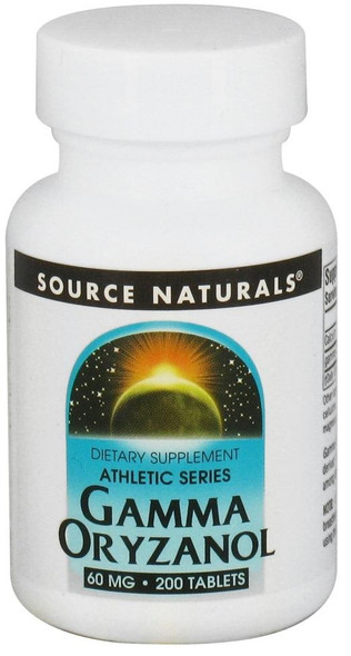 Source Naturals Gamma Oryzanol 60 mg, 200 Tablets