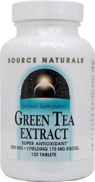 Source Naturals Green Tea Extract 500 mg, 120 Tablets