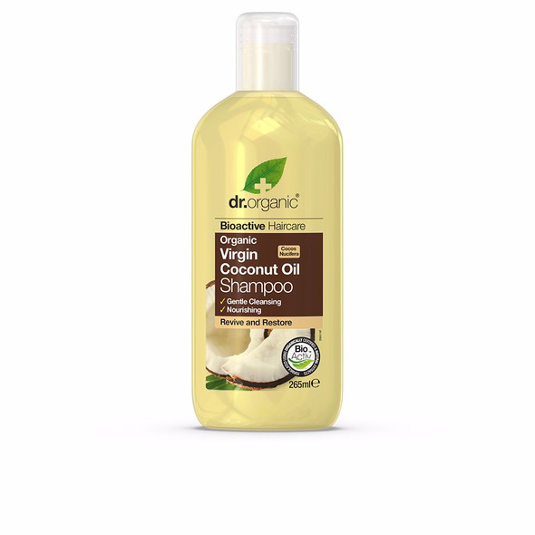 Dr. Organic BIOACTIVE ORGANIC aceite de coco virgen organico champU Moisturizing shampoo