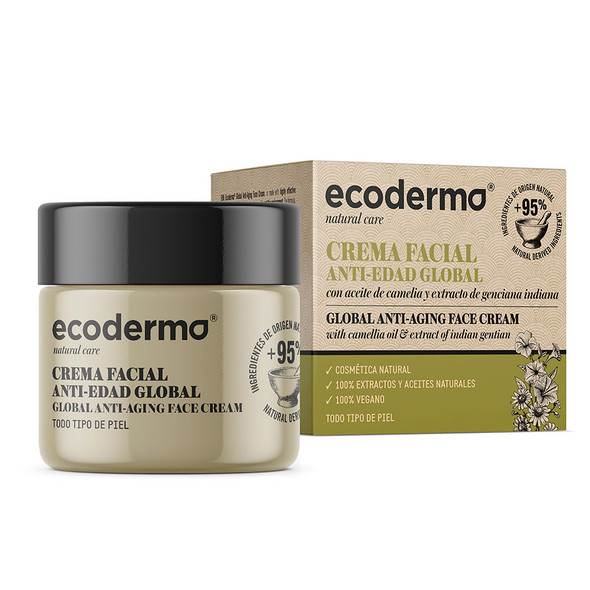 Ecoderma CREMA FACIAL anti-edad global Face moisturizer