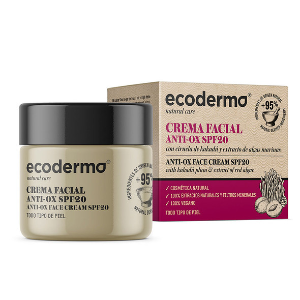 Ecoderma CREMA FACIAL anti-ox SPF20 Antioxidant treatment cream