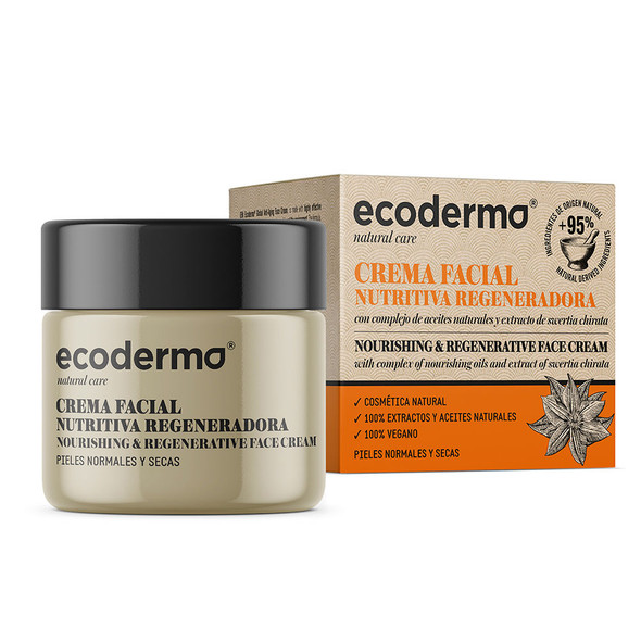 Ecoderma CREMA FACIAL nutritiva Face moisturizer