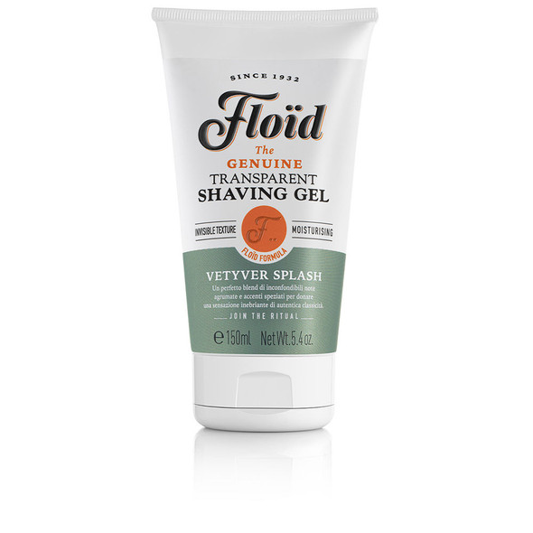 FloId FLOID transparent shaving gel vetyver splash Shaving foam