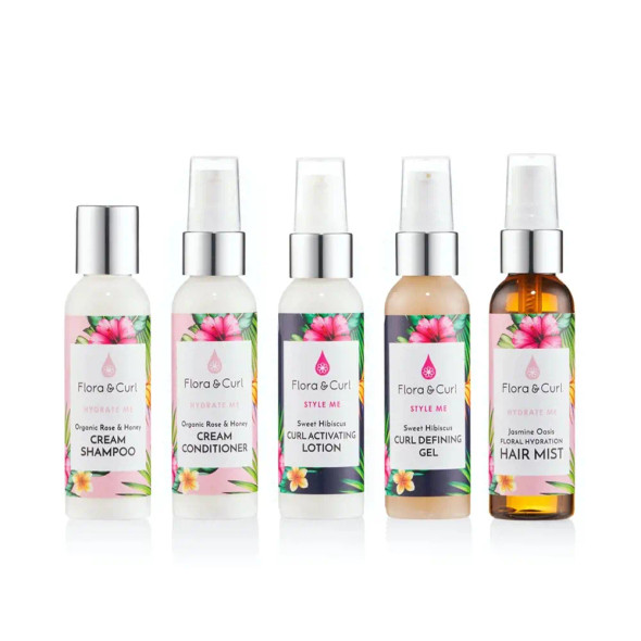 Flora And Curl MINI ESSENTIALS SET Hair set